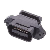 AMP Connectors - TE Connectivity 553596-1 ສາຍສະບັບ Ribbon Cable PLUG 14P SCREW LOCK ພາສຕິກຮ່ວມຕໍ່ຕ່ຳ