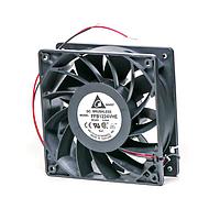 Delta Electronics, Inc. FFB1224VHE ພັງລົມ Tubeaxial DC Tubeaxial, 120x38mm, 24VDC, ລົດລົງລົດ, ສາຍນໍ້າມື