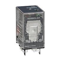 Schneider Electric Relays 782XBXCL-24A ຄິວ 782 ອາຍສຄິວ ເຣເລ DPDT, 15A, Cvr ກັບ LED