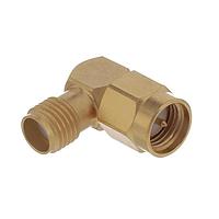 Radiall R125771000 ຕົວແປງ RF - ໃນຊຸດ SMA / ຕົວແປງຊາຍມຸມຂວາ ຜູ້ຊາຍ - ຜູ້ຍິງ