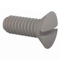 Essentra Components 330832A043 ສະກຣູ Slotted Countersunk 82 Slotted CSK, ເສັ້ນກະດູກ #8-32, ຄວາມຍາວ 7/16