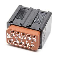 Amphenol PCD SJE020053 ໂມດູນຕໍ່ຕ່າງປະເພດ Socket Junction Modules Series II, Elect Skt Junction Modules