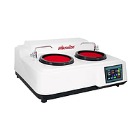 Mikrosize iPoli-2D-200M ເຄື່ອງຂັດມືແບບຄູ່ມືສໍາລັບການຂັດແລະປະດັບຜົນທາງແມດຕາລອງ (φ230mm, 50-1000Rpm)