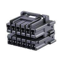 Molex 505605-1201 ຮູງຮັບ Receptacle CP3.3 RECPT 3.3mm DR 12CKT POLZ PsInLk BK