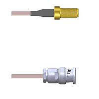 Amphenol Custom Cable Q-7100J0005024i ສາຍສະບັບ RF SMA-SJ/BNC-SP G316 24I