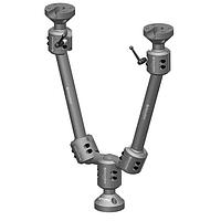 Swivellink SLM-110200 ຊຸດພັນຂໍ້ພັນພື້ນຖານຂອງຂາສອງ METRIC STD DUAL ARM KIT W/ 200MM LINKS