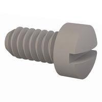 Essentra Components 011024F037 Machine Screw Fillister Slotted Screw, #10-24 Thread, 3/8 Lg