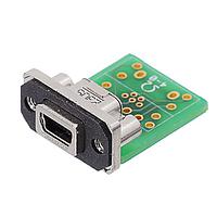 Amphenol Commercial Products MUSBBA5135 ຕົວເຊື່ອມຕໍ່ Mini USB Type B RUGGED USB