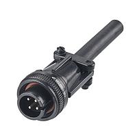 Harwin C90-3106F14S-2P ປລັກ 4P FREE PLUG MIL-C-5015 COMPTBL