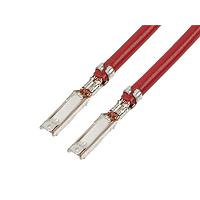 Molex 217520-2124 ສາຍນໍາສົ່ງ Pre-Crimped Lead MIZUP25 Fem-Fem LEAD 300mm 0.5mm SQmm ແດງ