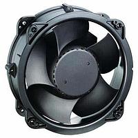 ebm-papst W1G208-BA35-52 ພັງລົມ Axial Fan DC Tubeaxial Fan, 232x80mm ຮອງດ, 24VDC, 618CFM, 96W, 74dBA, Ball, Terminals