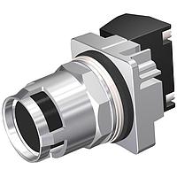 SIEMENS 52PM8G1A ປຸ່ມກົດ PB, CHROME, MOM, ຝາດດຳ, ກະຕ່າຍ, 2POS, NO-NC