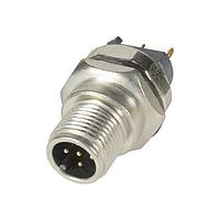HARTING 21033211531 ຕົວຊື່ສິນຄ້າ Straight M12 A-code 5pin male straight pcb mount, shielded version + front mount housing