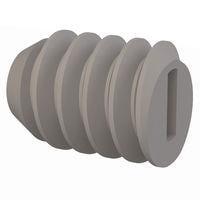 Essentra Components 010632G018 ຊຸດສະກຣູ Set Screw, ຫົວສະລອດ Slotted Head, ກະບອກ #6-32 Thread, ຄວາມຍາວ 3/16 Lg