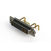 EDAC 630-13W3250-1N2 ຕູ້ຕິດຕໍ່ D-Sub ປະສົມມຸມຂວາ ຕູ້ຕິດຕໍ່ພະລັງງານ Combo D-Sub