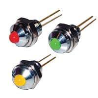 Dialight 605-1311-110F ຕົວບອກສະຫນາມ LED ຕິດຕັ້ງບົດບາດ ເຫຼືອງກະຈາຍແສງ