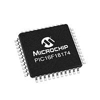 Microchip Technology PIC16F18174T-I/PT ມາຄຣອຄຄອນເຕີ 7KB Flash, 512B RAM, 128B EEPROM, 12b Diff. ADCC, 2x16-bit dual PWM