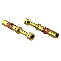Amphenol SINE Systems MS24M23G5 ປະຕິບັດການຕິດຕໍ່ Contacts Socket Contact, Machined, Size 16, Gold 5u", Wire Range .14-.25mm , 26-24 AWG