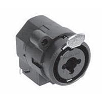 Amphenol Audio ACJC5H ຕູ້ຕໍ່ XLR 3P ຮອງຮັບ PCB ແບບຮອງ 1/4" Mono Jack