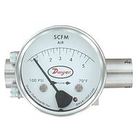 Dwyer DTFF-1S-25W Low Flow Fixed-Orifice Flowmeter – Stainless Steel, 3000 psig, Pre-Calibrated (25 gal/h)