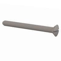Essentra Components 330440A112 ສະກຣູຫຼັກຊອງມີລູກປຸ່ມຊອງ 82 Slotted CSK Screw, #4-40 Thread, 1 1/8 Lg