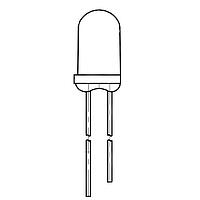 Lite-On LTL2V3VYKL12 ໄຟ LED ສີເດັ່ນເດັ່ນ LAMP LTL2V3VYKL12 5MM