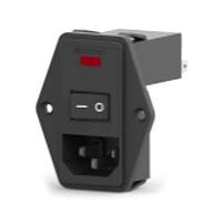 Corcom - TE Connectivity PE0S0S000 ທາງເຂົ້າ NO FILTER/SNGL FUSE ຕິດຕັ້ງແບບນອນ