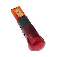 Mallory Sonalert FL1P-8QJ-2-R2V ອິນດິເຄເຕີ LED ແດງ 8MM SNAP 2VAC/DC