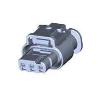 AMP Connectors - TE Connectivity 1488991-5 ກອງປະກອບຮູບພາບຮັບສະຫນອງ 3P ຕິດຕັ້ງຜູ້ຍິງ ປິດກັນນ້ຳ ມາດຕະຖານ