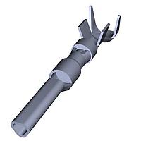 AMP Connectors - TE Connectivity 794223-1 (Cut Strip) ປິນຕິດຕໍ່ 24-18 AWG ຕັດປິດ 100 ອັນ