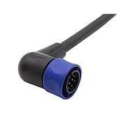 Bulgin PXP4002/010/10P ເສັ້ນສາຍອ່ານສະເຫຼີມ / ເສັ້ນສາຍອັກຕູເວີຕ້າງ ສາຍສະເຫຼີມທີ່ມີການເຊື່ອມຕໍ່ລ່ວງໜ້າ - ມຸມຂວາ - 10m - 10 ຕິດຕໍ່ - ປລັກ