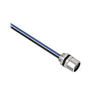 Banner Engineering BR-M8F4R8-2 ເສັ້ນສາຍເຊນເຊີ / ເສັ້ນສາຍອັກຕູເວີ Receptacle 4-pin Female; 4X24 PVC 2 m Length; Rear Mount w/ M8 Locknut