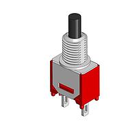 Dailywell 8MS9P1B5M1QES ປິດຜ່ານ OFF-(ON) SPST SOLDER