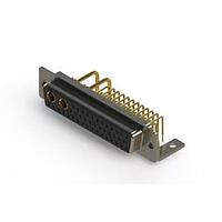EDAC 630-43W2250-1N4 ຕູ້ຕິດຕໍ່ D-Sub ປະສົມມຸມຂວາ ຕູ້ຕິດຕໍ່ພະລັງງານ Combo D-Sub