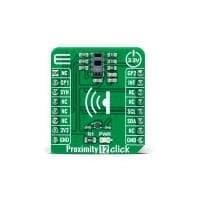 Mikroe MIKROE-3995 ເຄື່ອງມືພັດທະນາເຊັນເຊີອອບຕິກ Proximity 12 Click