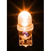 JKL Components LE-0503-03Y ໄຟ LED ສີເຫຼືອງ 595nm 12V ຖົງຖີ່ມຖົງ Wedge Base LED Lamp