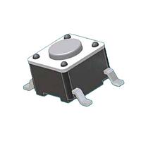 E-Switch LL3301NF065QG ສະຫນັບສະຫນູນ Tact Switch 50mA 12VDC F065 4.3mm Gull Wing