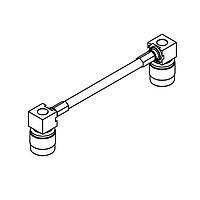 Molex 73419-4570 ການປະກອບສາຍ RF CABLE ASSY, TNC PLUG RA x 2, RG58, 50 OHM