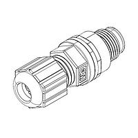 3M Electronic Solutions Division 3N104-D000-S08BF ຕົວເຊື່ອມ M12,4P,ປລັກ,D-Code ຖ້ວມບົວບຸບ, 20-24AWG