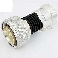 Fairview SA0805-30 30 dB Fixed Attenuator 7/16 Male To 7/16 Female Up To 8 GHz Rated To 5 Watts With Black Aluminum Heatsink Body