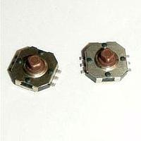 E-Switch JS1400CFQ ສະຫນັບສະຫນູນຫຼາຍທາງ 4.0mm 5 ຕຳແໜ່ງ ແບບແກ້ວ, ສີເງິນ