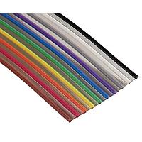 3M Electronic Solutions Division 3447/80-300 ສາຍສົດຮອບຮອບ ສາຍສົດແບບແກ້ວ .025" 80C ROUND 300' ສີເທົາ 30AWG SOLID