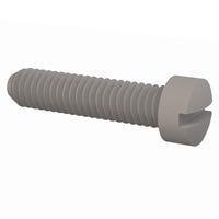 Essentra Components 010264F037 ກຸ່ມສະກຣູວິທະຍາສາດ Fillister Slotted Screw, #2-64 Thread, 3/8 Lg