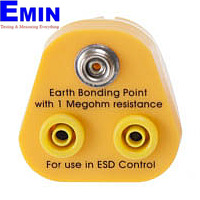 Bosch Static BSC-H03 Grounding UK Plug (2 x 4mm Plug Socket & 1 x 10mm stud)