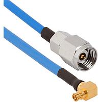 Amphenol SV Microwave FRSMPM-085-MS24-120 ສາຍສັນຍານ RF SMPM R/A F 2.4mm STR M 12" Cable