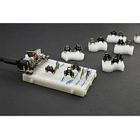 DFRobot KIT0098 ຊຸດຫຼິ້ນຫຼຽນຫຼັກສູດຫຼຽນຮູ້ຫຼຽນຫຼຽນຫຼຽນຫຼຽນຫຼຽນຫຼຽນ ECellBreadboard Plugin Comps. Pack