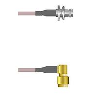 Amphenol Custom Cable Q-0A038000H007i ສາຍສັນຍານ RF BNC-SJB/SMA-RP G142 7I