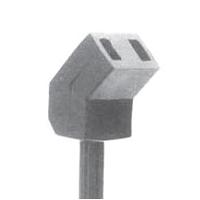 Orion Fans C45-2DC24-72P ສາຍພັກພັນພັນສາຍພັກ, ສາຍພັກພັນສອງຫົວ, ເງື່ອນໄຂ 45 ອົງສາ, ສາຍຍາວ 72 ນິດ, ປລັກ NEMA 1-15 AC