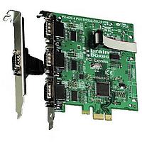 Brainboxes PX-420 RS-232 PCIe 3+1xRS232 1MBaud