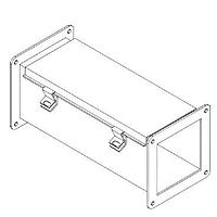 Hammond Manufacturing 1487E60SS ວາຍແວ N4X WIREWAY 8X8 STRAIGHT-304S